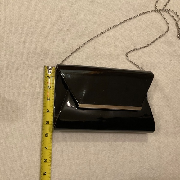 Lulu Townsend Patent Clutch Removable Chain Strap - Picture 5 of 14